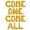 Gold, variant on Letter Balloons - COME ONE COME ALL 16" Inch Alphabet Letters Foil Mylar Balloon 1st Birthday Party Banner (Black)