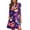 Dark Purple, variant on CIENVNSTG Women's Fashion A-Line Summer Dress Casual Flowy Dress for Everyday Wear