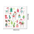 thumbnail image 3 of adviicd Christmas Wall Sticker Cartoon Animal Self Adhesive Wall Sticker Children's Room Christmas Decorations Sticker, 3 of 5