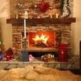 thumbnail image 3 of OULII 2Pcs Fireplace Tool Shovel Wood Assorted Color Cleaning Fireplace Household Use, 3 of 8
