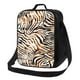 thumbnail image 1 of Balery Watercolor Zebra Caja de Almuerzo y Bolsa de Almuerzo para Hombres y Mujeres, Bolsa de Almuerzo Reutilizable con Gran Capacidad, Bolsa de Almuerzo Aislada, 1 of 7