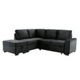 Churanty Sectional L Shape Corner Sofa Convertible Sleeper Combination