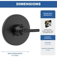 thumbnail image 4 of HWZWT Delta Series Single Function Black Shower Valve Trim Kit BL Faucet, 4 of 5