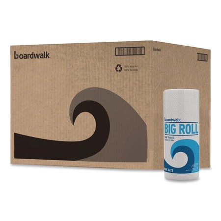 Boardwalk Kitchen Roll Towel, 2-Ply, 11 x 8.5, White, 250/Roll, 12 Rolls/Carton -BWK6273