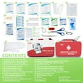 thumbnail image 2 of Small Survival First Aid Kit of 121 Pieces. Sturdy EVA Emergency Survival Kit for Men and Women. Portable Mini Camping Survival Kits with Zip. Hiking Emergency Kit. Waterproof First Aid Kit, 2 of 7