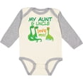 thumbnail image 3 of Inktastic My Aunt and Uncle Love Me Dinosaur Boys Long Sleeve Baby Bodysuit, 3 of 5