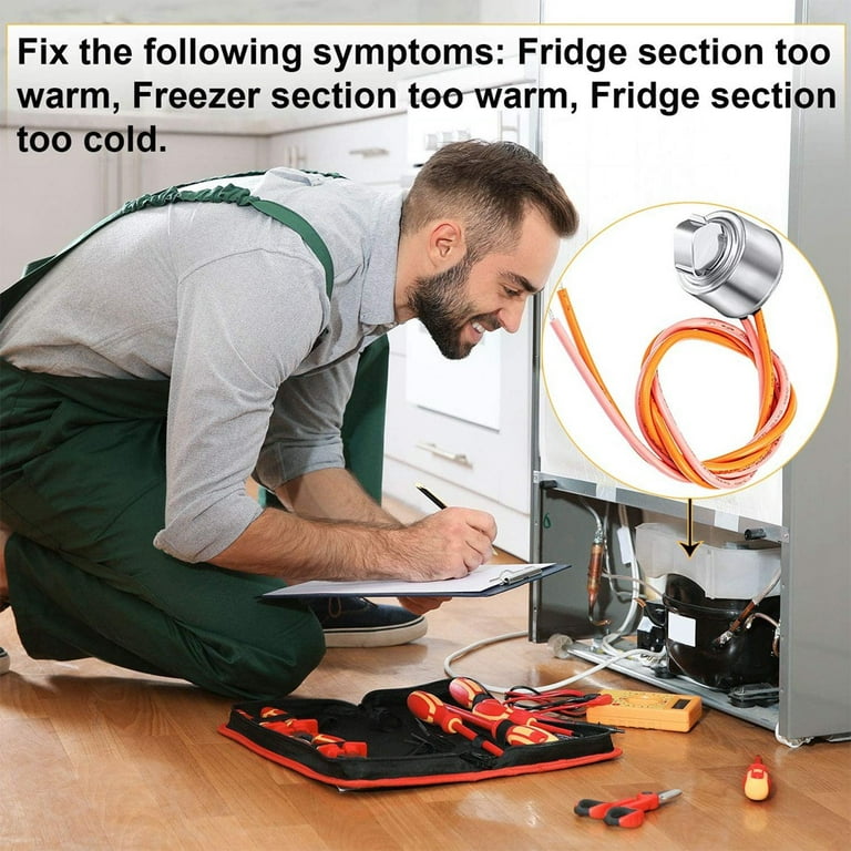 Refrigerator Repair - Replacing the Temperature Sensor (GE Part #  WR55X10025) 