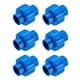 thumbnail image 1 of Uxcell 6Pcs 1/2" Unión Acoplamiento Accesorio de Tubo (Enchufe x Enchufe) Adaptador de Unión Deslizante Schedule 40, Junta de EPDM, Azul, 1 of 6