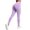 Purple, variant on Maoxin Yoga Pants Women's Peach Seamless Solid Color Waist Hip Lift High Waist Yoga Wear Sports Running Fitness Yoga Pants Plus Size Yoga Pants for Women Pink M