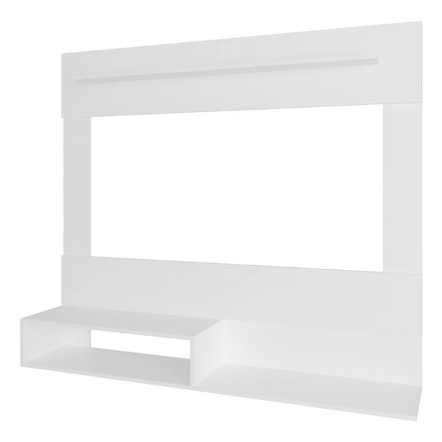 FM FURNITURE Irmo Wall-Mounted Entertainment Center Engineered Wood White