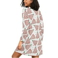 thumbnail image 2 of joogoo Christmas Tree Cakes Women's Long Sleeve Nightgown Sleepwear L, 2 of 8