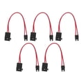 thumbnail image 1 of Car Mini Fuse Holder Connector, Compact Vehicle Fuse Box Panel Connector Thin Mini Tip 5Pcs Professional  For Test ACL L 29.2mm,ACT M 19.1mm,ACK S 10.9mm,ACD Flat Angle 10.9mm,ACM, 1 of 8