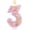 Purple, variant on Y&N - Pastel Macaron 4th Birthday Candle Sweet Pink Number 4 Candle Cake Topper Cupcake Decorations for Girls and Women Party Decor Anniversary Celebrations Supplies