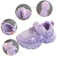 thumbnail image 7 of enyan Little Girl Sneakers Boys Girls Tennis Shoes Kids Lightweight Breathable Sneakers Lace-up Running Athletic Shoes,Purple,Size 10, 7 of 7