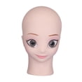 thumbnail image 2 of Xuanheng Mannequin Tête Anime Cosplay Modèle de Tête de Poupée Mignon Robuste Stable Gris Yeux, 2 of 8