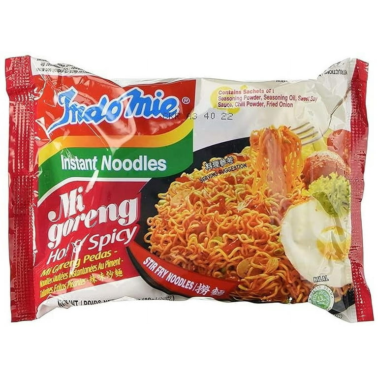 Indomie 30点セット Merchandise Bundle Indomie Mi Goreng Hot & Spicy Instant