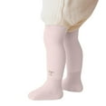 thumbnail image 2 of KAUOD Toddler Girls Fleece Lined Tights Cute Bow Winter Thermal Footed Leggings Kids Ribbed Knit Opaque Pantyhose Pants, 2 of 7