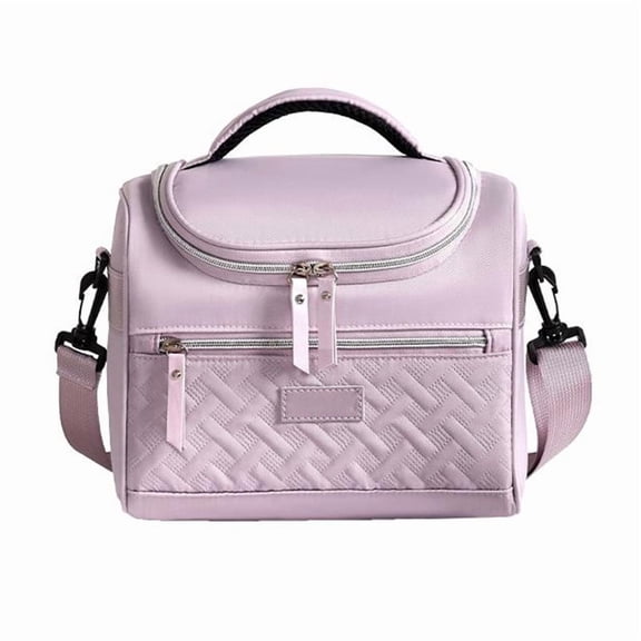 AUXDIQ 8L Insulated Cooler Bag Leakproof Cooling Tote Thermal Lunch Bag Purple