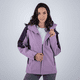 thumbnail image 4 of Chamarra Impermeable Ligera Para Mujer Color Lavanda Talla Grande, 4 of 9
