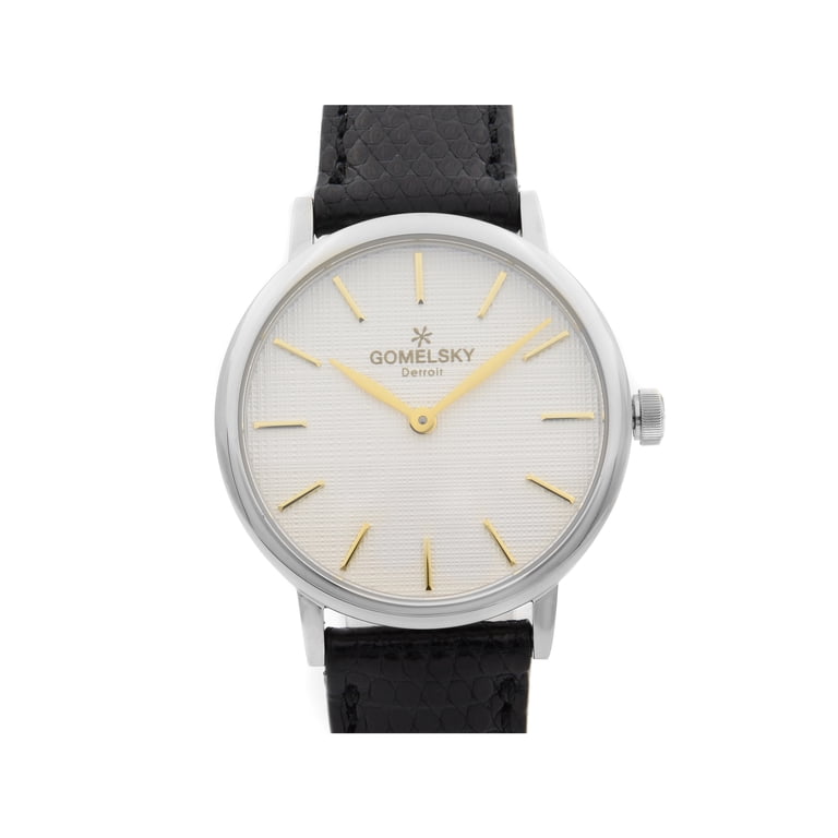 Gomelsky Agnes Varis Steel White Dial Quartz Ladies Watch 