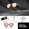 thumbnail image 3 of Oakley OO9288 Sielo Round Shaped Non-Polarized Sunglasses for Women - Includes Official Eyewear Kit - Crystal Raspberry Frame with Prizm Rose Gold Lens, 3 of 7