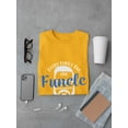 thumbnail image 3 of Every Family Has One Funcle With A Great Beard Graphic Men Gold T-Shirt, Male Medium, 3 of 4