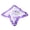 Lavender, variant on Premium Silk Feel Polka Dots Square Satin Scarf