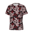 thumbnail image 3 of Rocae Snake And Rose for Men's Moisture-Wicking Crew Tee - T-Shirt for Sports, Outdoor Activities, and Casual WearMedium, 3 of 9