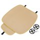 thumbnail image 1 of Coche Delantero Asiento Cojín Beige  Transpirable PU Cuero Coche Asiento Cojín, 1 of 1