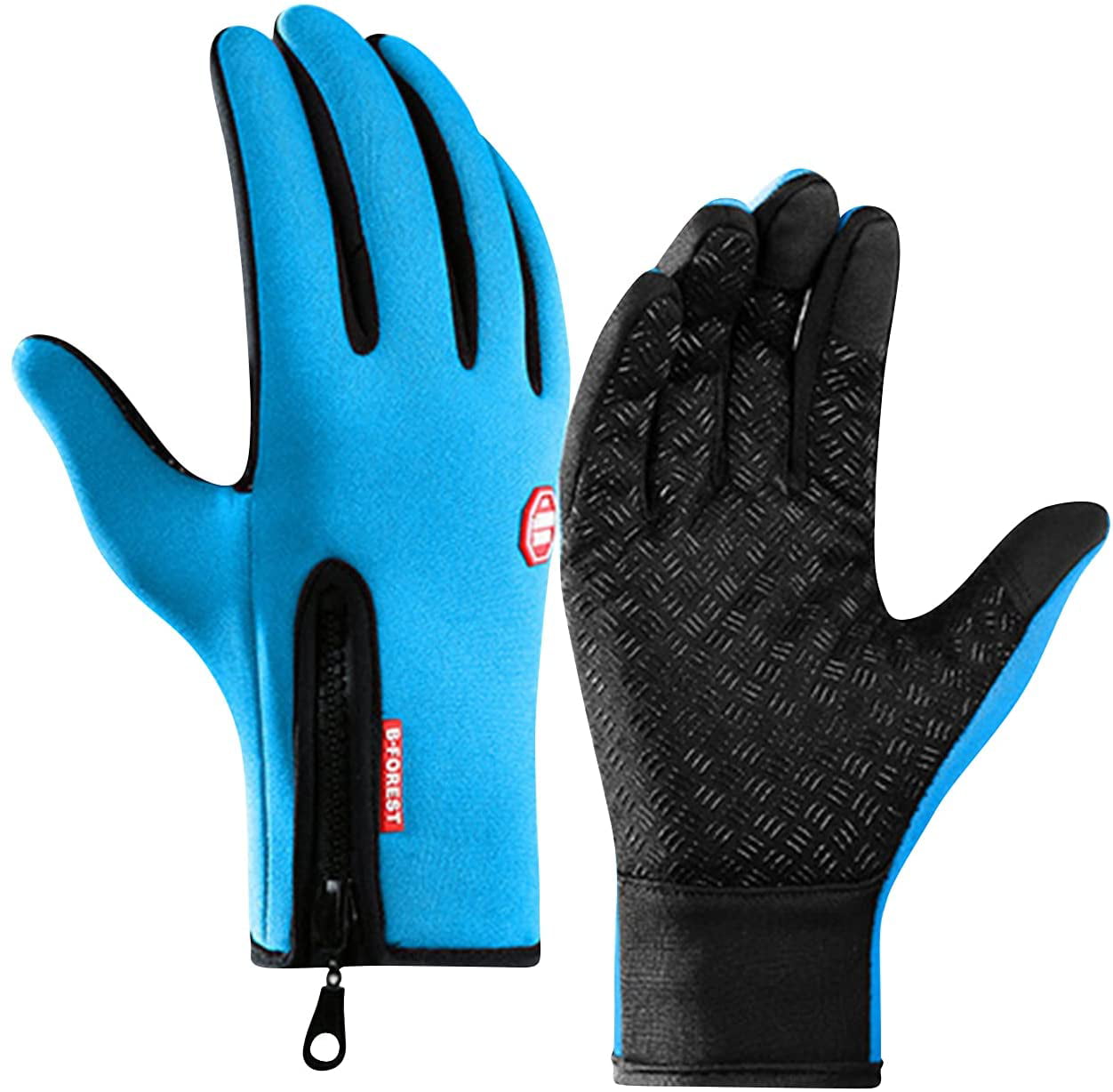 Youngate Mens Winter Gloves Windproof Water Resistant Gloves for Outdoor Sports 