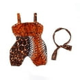 thumbnail image 3 of BrioTek 8 inch Pose Friendly, Safe and Fashionable Doll (Leopard Print Bottom Strap Pants), 3 of 5