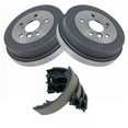 thumbnail image 2 of TRQ Rear Brake Drums Pair & Shoe Left & Right Set Kit Fits Select Toyota Camry Solara, 2 of 4