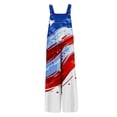 thumbnail image 2 of MEZZALL Kids Girls Casual Loose Fit Jumpsuit With Patriotic Print And Long One-Pieces Fashion Romper With Side Pockets For Comfortable All Day Wear 1776-2026 Adorable Onesie, 2 of 4