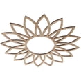 thumbnail image 2 of Ekena Millwork 22"OD x 7 5/8"ID x 3/8"T Daisy Wood Fretwork Pierced Ceiling Medallion, Red Oak, 2 of 3
