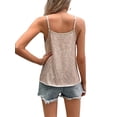 thumbnail image 6 of LMLYSoH Women´s Summer Sequin Cami Tops Spaghetti Strap V-Neck Sparkle Shimmer Loose Sleeveless Tanks Tops, 6 of 7
