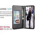 thumbnail image 5 of Galaxy A51 5G Case, [5G Version] Galaxy A51 Wallet Case, Tekcoo Luxury PU Leather Cash Credit Card Slots Holder Carrying Folio Flip Cover [Detachable Magnetic Hard Case] for Samsung A51 [Black], 5 of 6