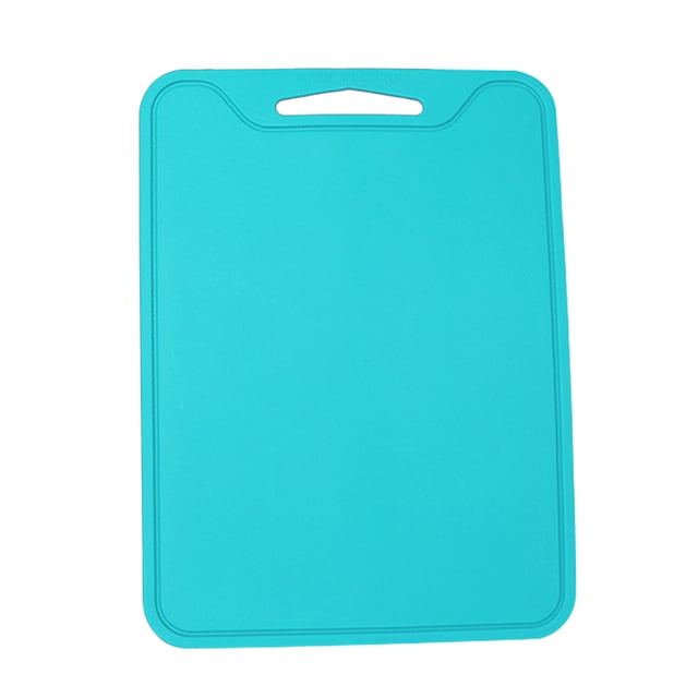 Miangastore 1pc Flexible Colored Cutting Board Mats Set Premium Silicone Chopping Board Easy to Clean Reversible Eco Friendly Mats for Kitchen Bar BBQ Boat RV(Random Color)