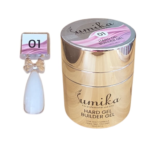 Sumika HEMA  TPO Free Builder Gel in Jar 50mL 1.69 oz Color 01