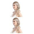 thumbnail image 2 of Youkk Night Sleep Cap - Stay Cozy And Warm While Ensuring Peaceful Sleep Sleep Aid Silk Night Sleep Cap And Skin Friendly Rice grey One size fits all 2PCS, 2 of 6