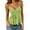 Green, variant on Wdddd Women's Summer Top Polka Dot Strappy Top Going Out Cami with Knotted Front Green L