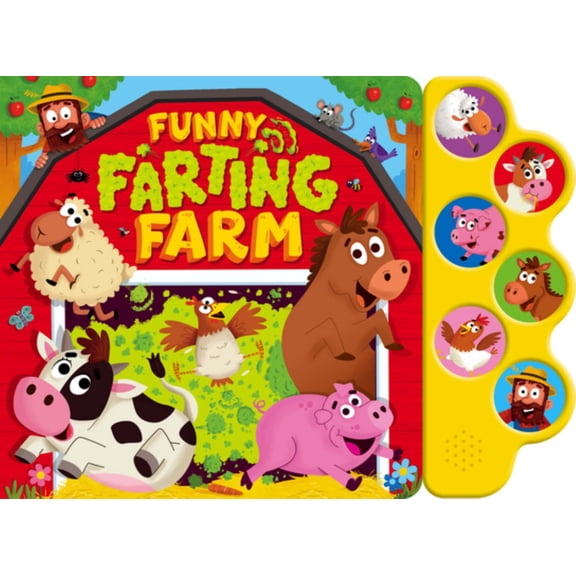 Funny Farting Farm 6 Button Sound Book: 6 Button Sound Book (Hardcover)