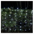 thumbnail image 2 of LED Net Lights 100 Count Cool White, 4x6 ft Green Wire, Indoor Outdoor Christmas Decorations for Hedges & Bushes - Steady On, 2 of 7