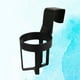 thumbnail image 4 of Portavasos colgante para coche, soporte para bebidas, soporte para vehículo, camión (negro), 4 of 6