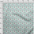 thumbnail image 3 of oneOone Polyester Spandex Aquamarine Green Fabric Bear Craft Projects Decor Fabric Printed By The Yard 56 Inch Wide, 3 of 4