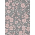 thumbnail image 2 of Addison Rugs Chantille Indoor/Outdoor Transitional Floral Gray Washable Rectangle Rug, 2'6" x 3'10", 2 of 6