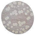 thumbnail image 2 of Rugsotic Carpets Hand Tufted Wool Eco-Friendly Area Rugs - 8'x8', Round, Beige White, Modern Contemporary Design, High Pile Handmade Anti Skid Rugs for Living Room, Bed Room (K00513), 2 of 6