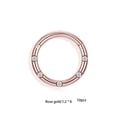 thumbnail image 4 of Qarigey 10 piezas de anillo de nariz de acero inoxidable anticorrosivo de diamantes de imitación electrochapado elegante cuerpo Loop Ropa, zapatos y accesorios Miscelánea Oro rosa 1.2x8 mm Qarigey AP012804-05, 4 of 6
