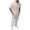 Beige, variant on VBTAPA Men's 2 Piece Summer Outfits Short Sleeve Csual Track Suits Textured Polo Shirts and Drawstring Pants Set with Pockets Black XL