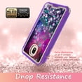 thumbnail image 5 of Samsung Galaxy J7 2018/J7 V 2nd Gen/J7 Aero/J7 Top/J7 Refine/J7 Eon/J7 Star/J7 Aura case, KAESAR Hybird Graphic Designed Gradient Quicksand Liquid Floating Case for SM-J737 (Galaxy Cloud), 5 of 5