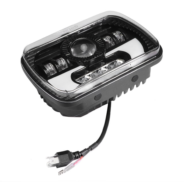 Faros delanteros para automóvil Faros delanteros universales de 5x7 pulgadas Faros delanteros para automóvil de 90 W Luz impermeable adaptada para la perfección Jadeshay A